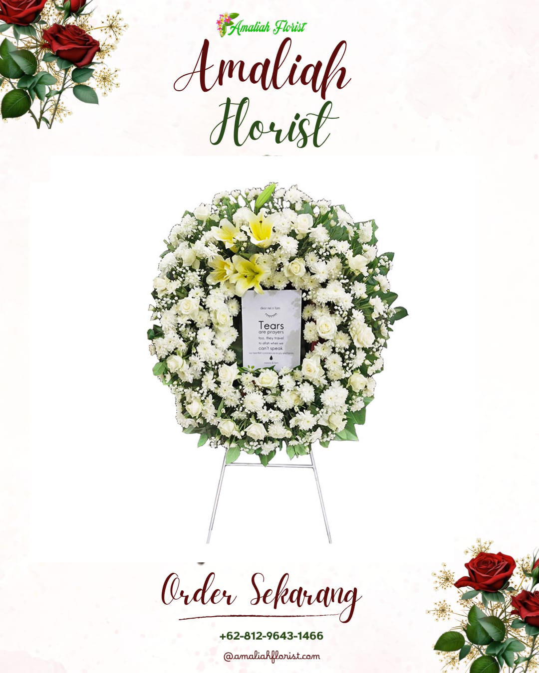 Krans Bunga Duka Pamanukan